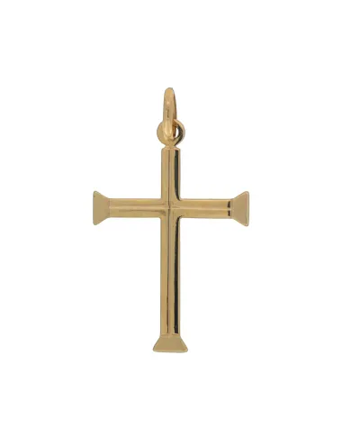 9CT Y/G CROSS 071